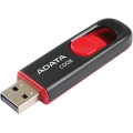 Флеш-накопитель USB  64GB  A-Data  C008  черно-красный